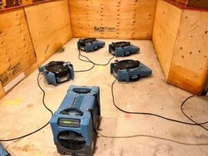 Emergency flooded basement services in Ajax. 