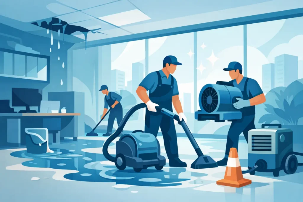 Commercial Water Damage Restoration Fast