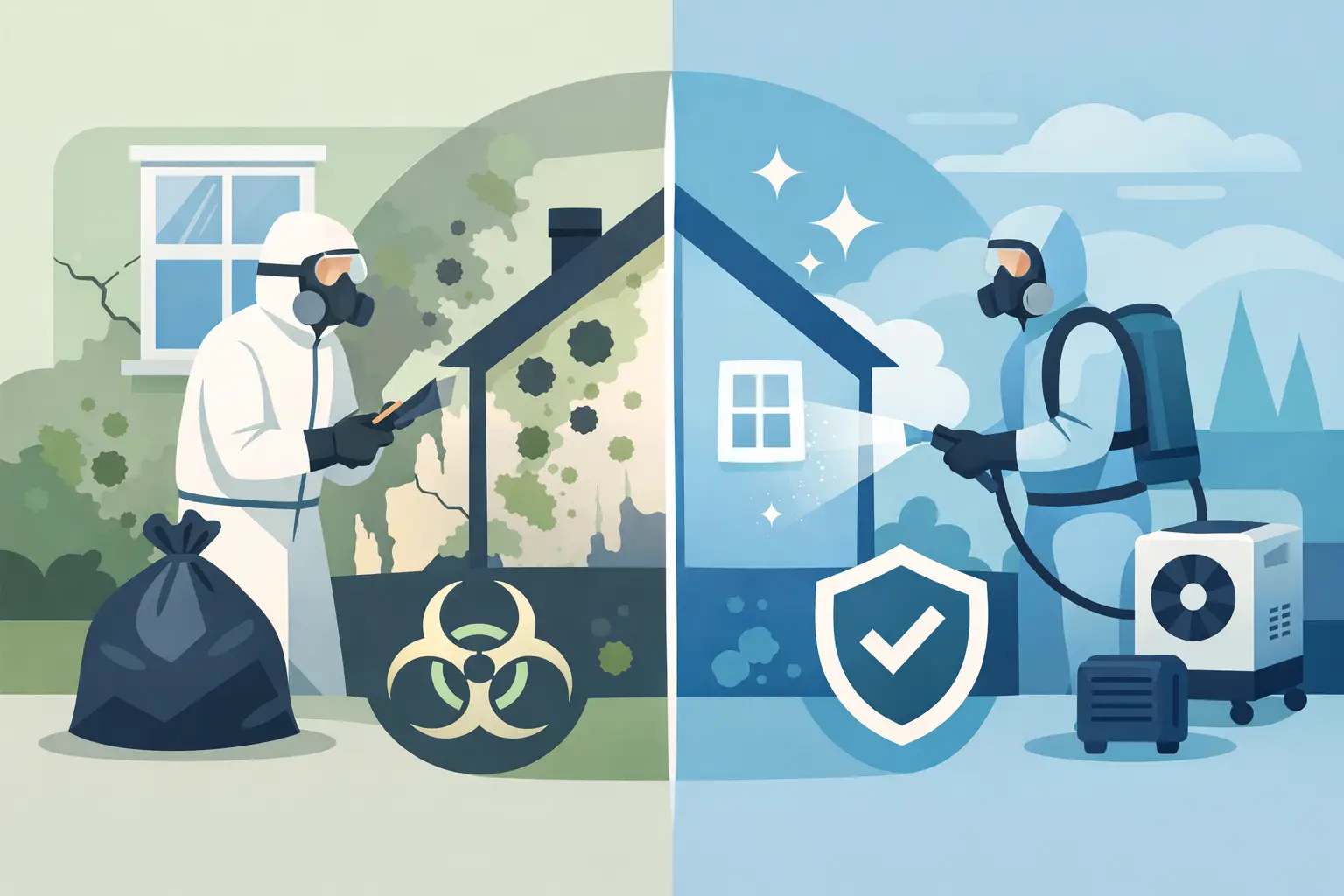 Difference Between Mold Removal and Remediation