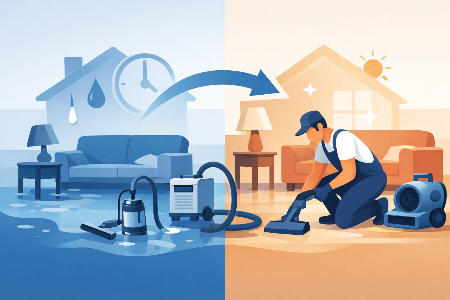 How Long Does Water Damage Restoration Take?