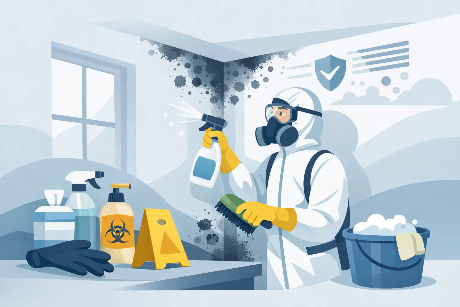 Safety Precautions for Cleaning Black Mold