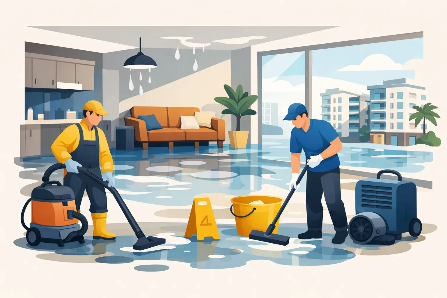 Flood Cleanup for Condos After Water Damage