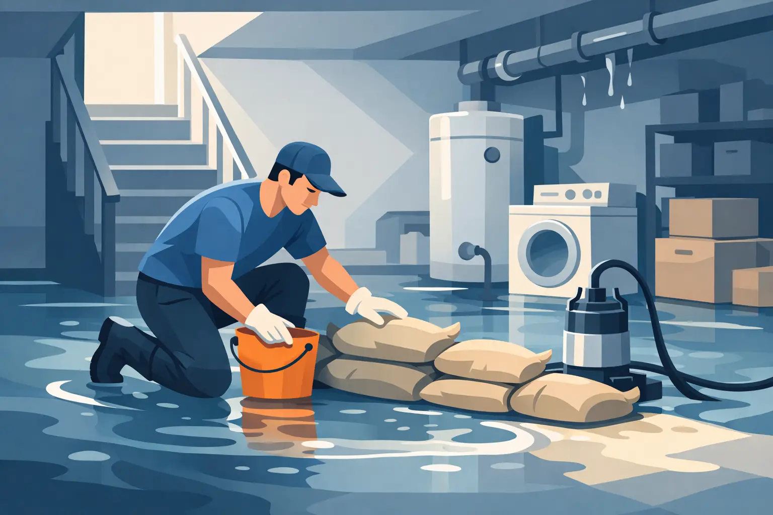 How to Handle Basement Flooding Before It Spreads