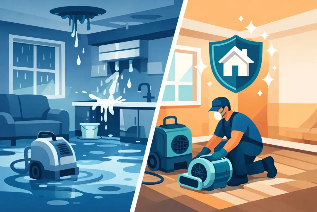 Water Mitigation vs Restoration Explained