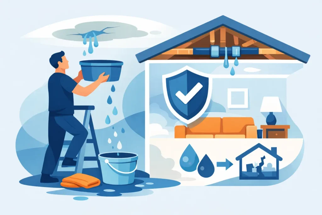 How to Stop Ceiling Leak Damage Before It Spreads