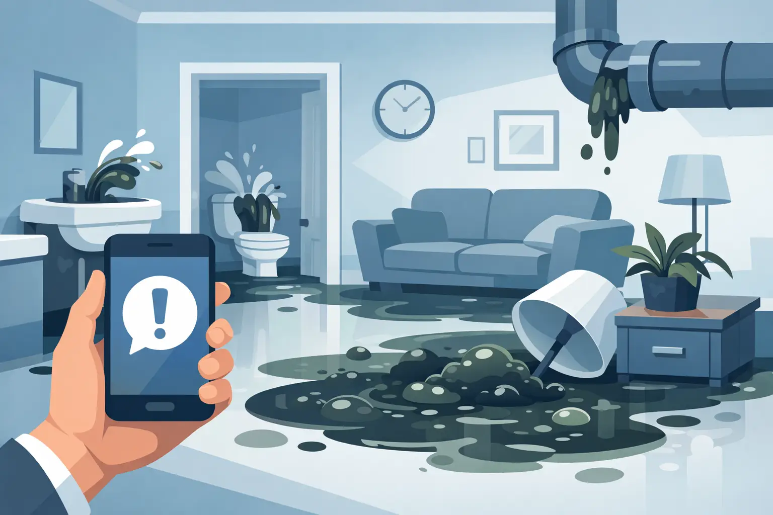 Is Sewage Water Dangerous Indoors? Act Fast