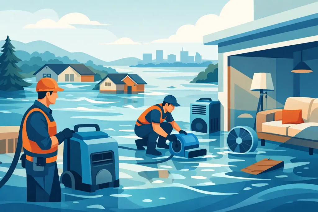 Water Damage Restoration in Oakville After a Flood