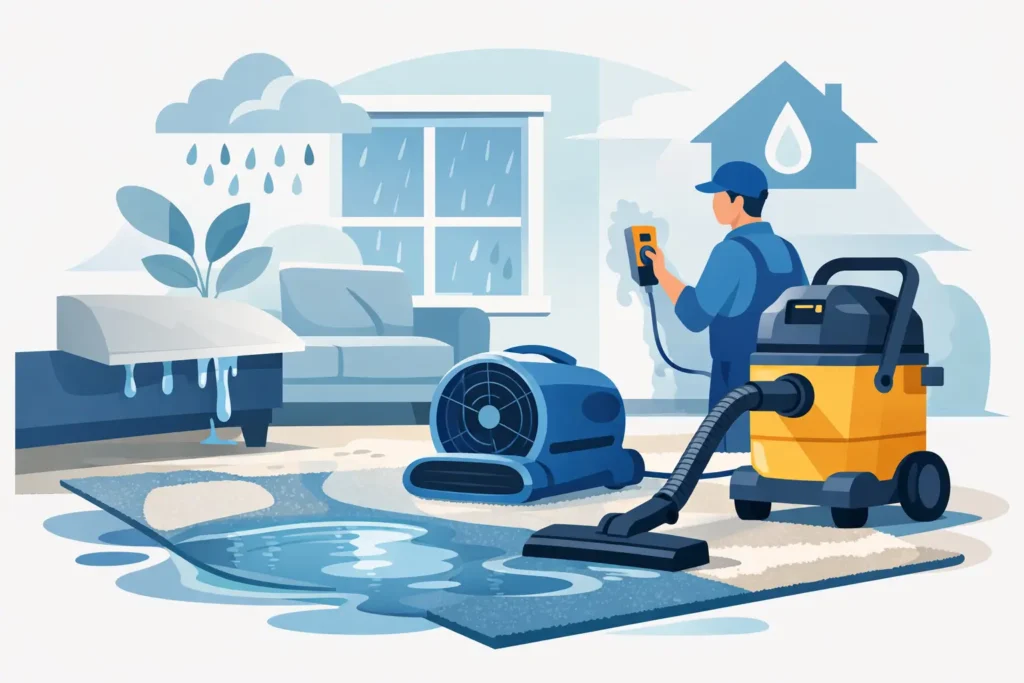 When You Need a Wet Carpet Drying Service